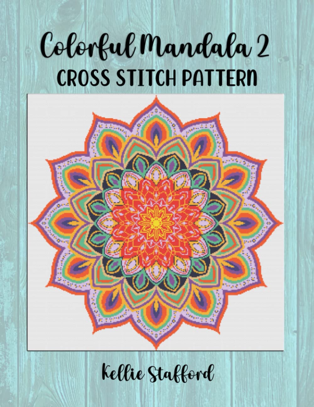 Colorful Mandala 2 Cross Stitch Pattern