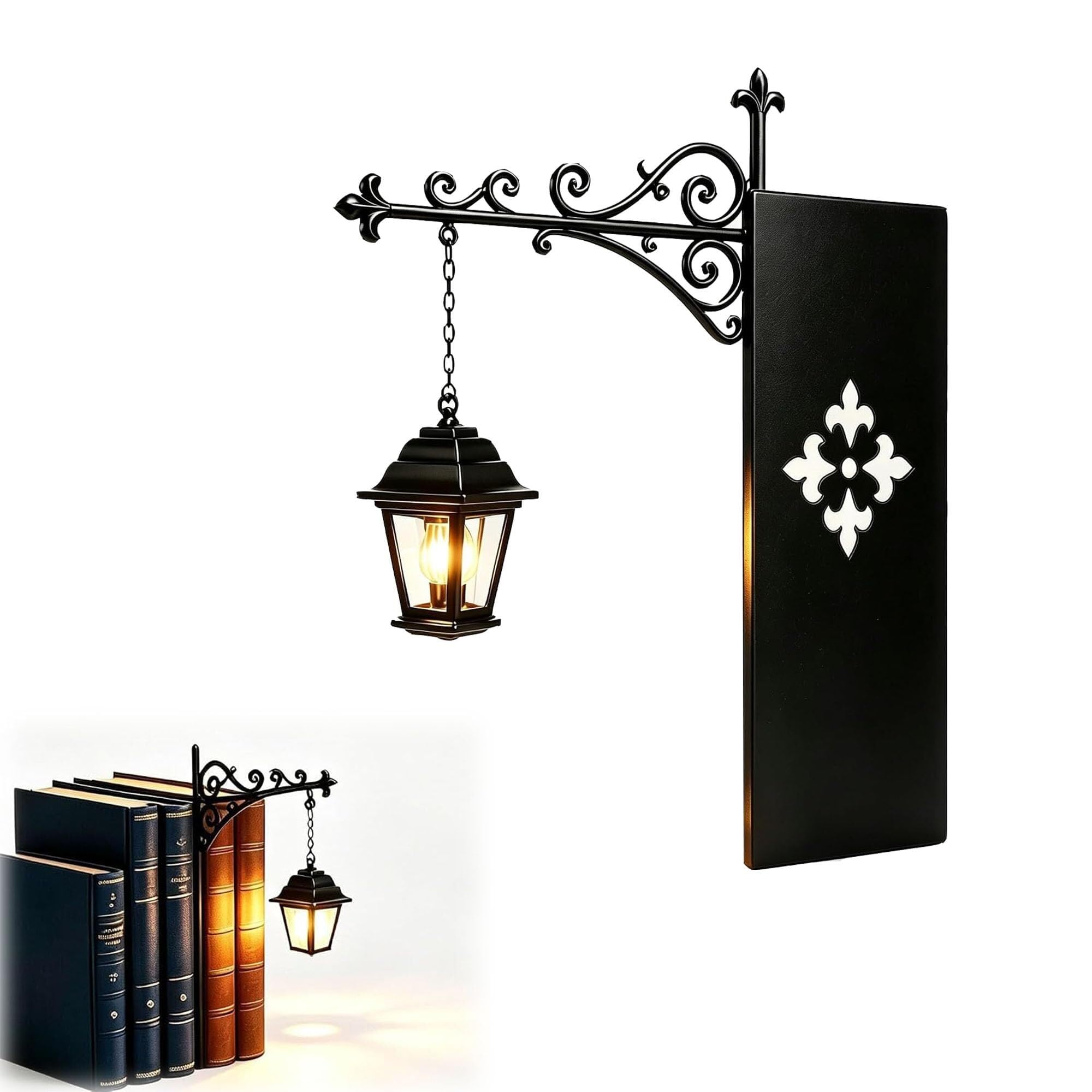 Miniature Hanging Lantern For Bookshelf Library Decorative Lighting