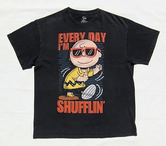 Amazon サングラスをかけて踊るチャーリー ブラウン 古着ｔシャツ 黒 Lサイズ スヌーピー ピーナッツ アニメ 萌えグッズ 通販