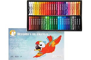 Pentel Arts Oil Pastels: Vibrant 50-Color Set for Unleashing Creativity
