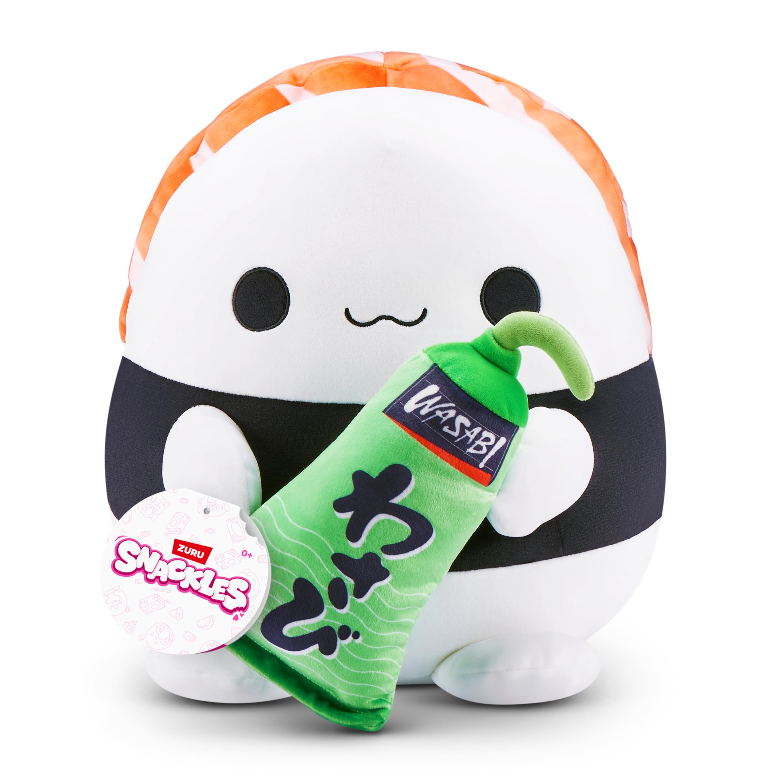 Peluche Snackles De Halloween De ZURU, Serie 1, Edición Salem De 20 Cm Con Snack Incluido, Súper Suave