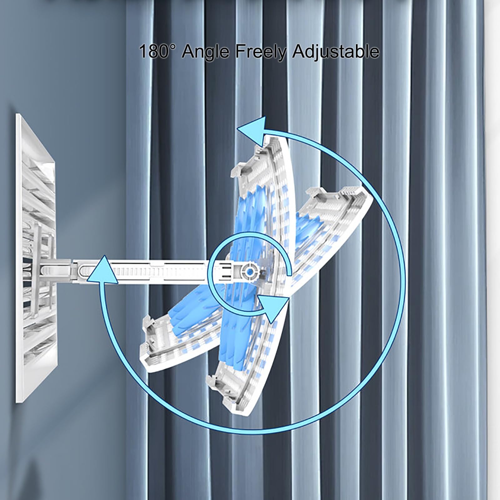 Deflector Aire Acondicionado Retráctil, Deflector de Ventilación para Aire Acondicionado Central, Ángulo Ajustable Libremente, Apto para Uso Tanto en Invierno como en Verano