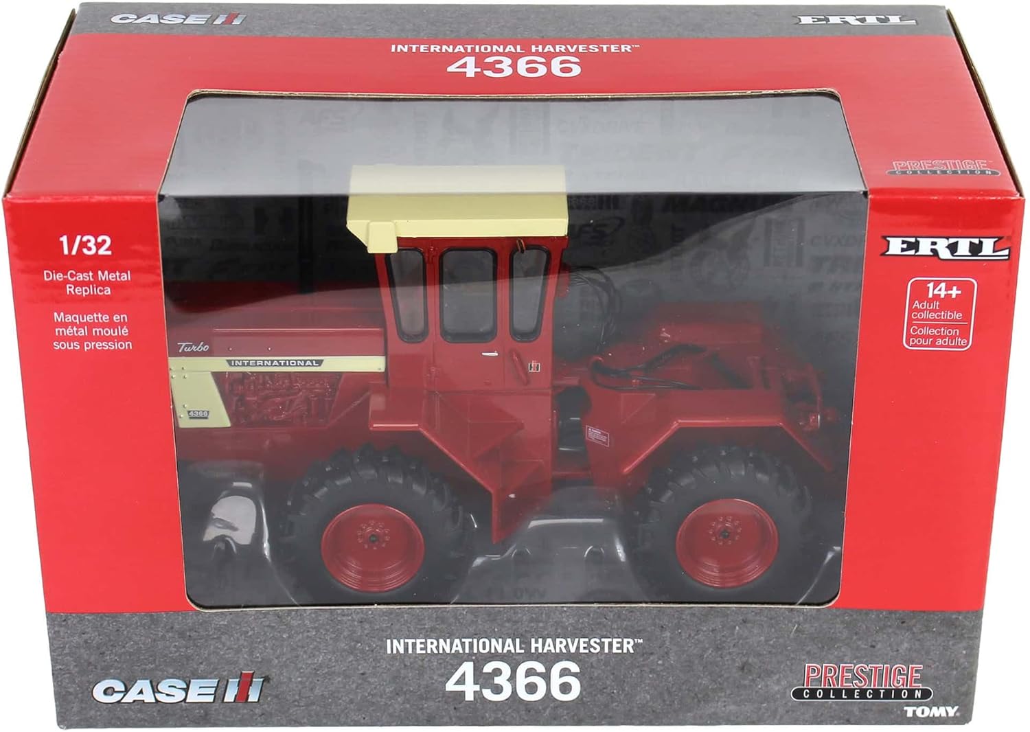 ERTL 1/32 International Harvester 4366 4WD Tractor with Red Cab Prestige Collection 44431