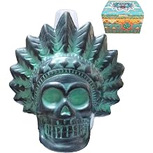 Aztec Death Whistle, 126+ DB Loudest Authentic Human Screaming Sound, Antique Bronze Handcrafted Aztec War Whistle, Self-Defense Tool, Horror Gift & Collectible for Halloween