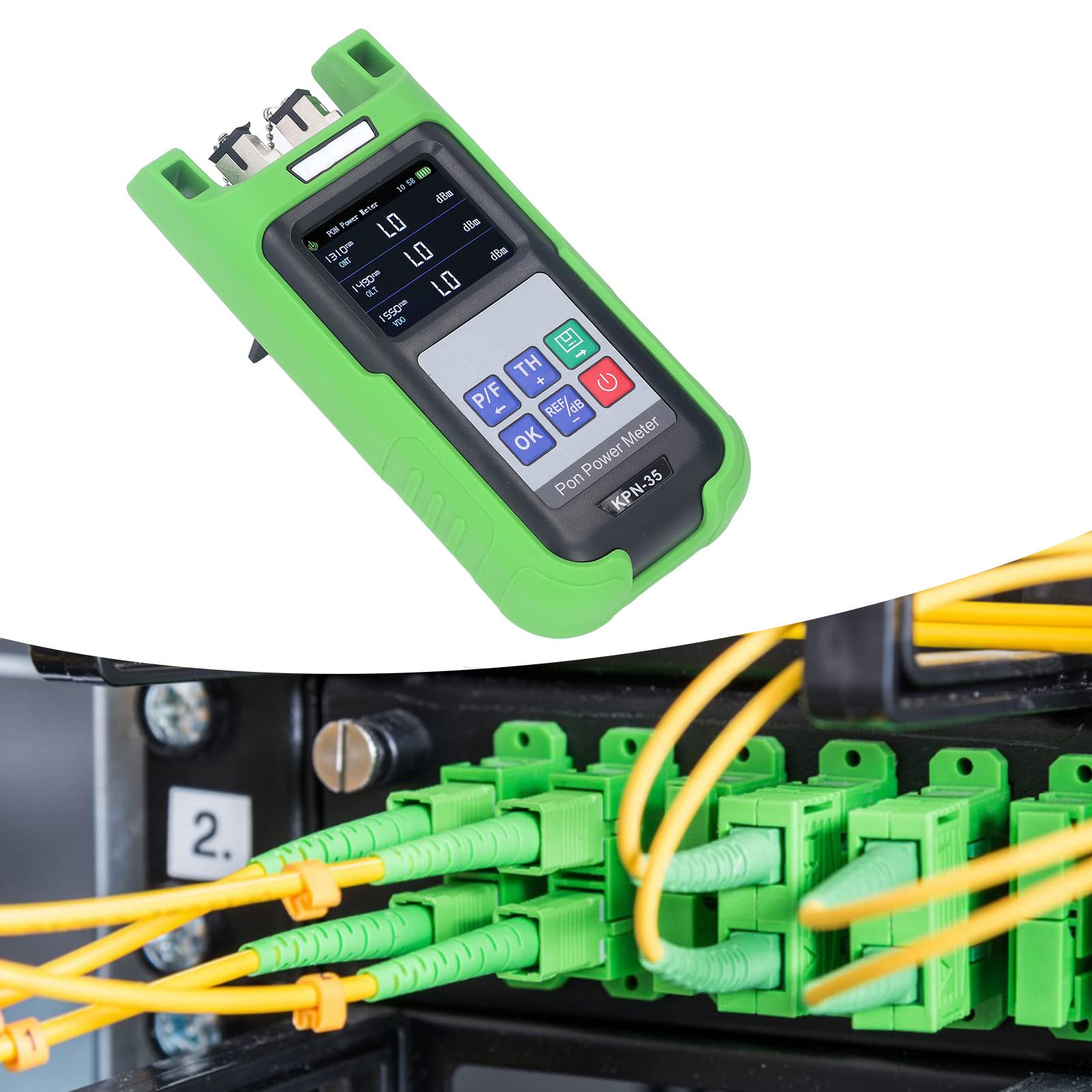 Glasfasertester OTDR Tragbarer Fehlerorter LED Anzeige Hohe Präzision Großer Dynamikbereich