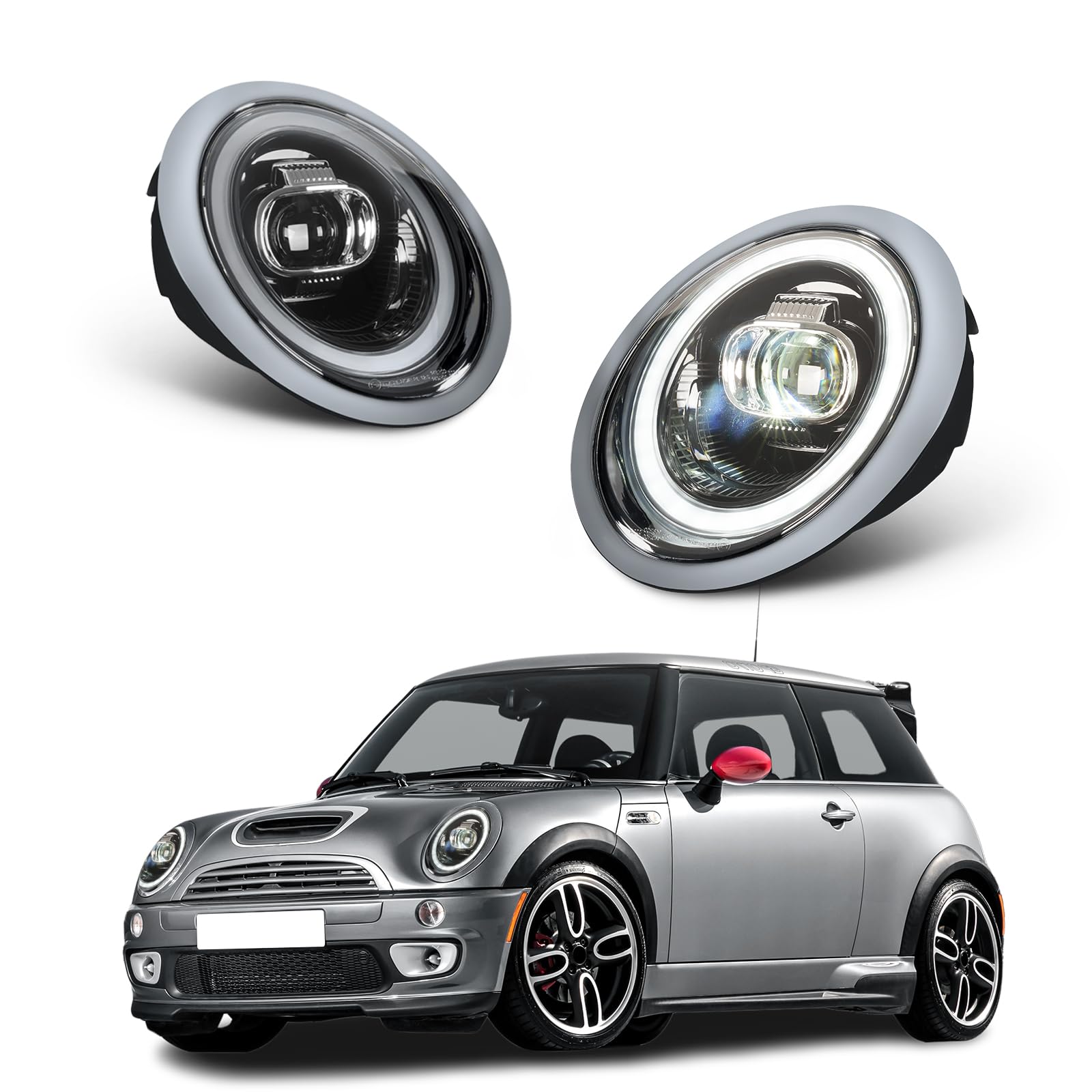 ＳＲＳボス　ＭＩＮＩ Ｒ５０／Ｒ５２／Ｒ５３　２２１２ Amazon.com: Archaic Headlights Compatible for Mini Coopers R50 R52