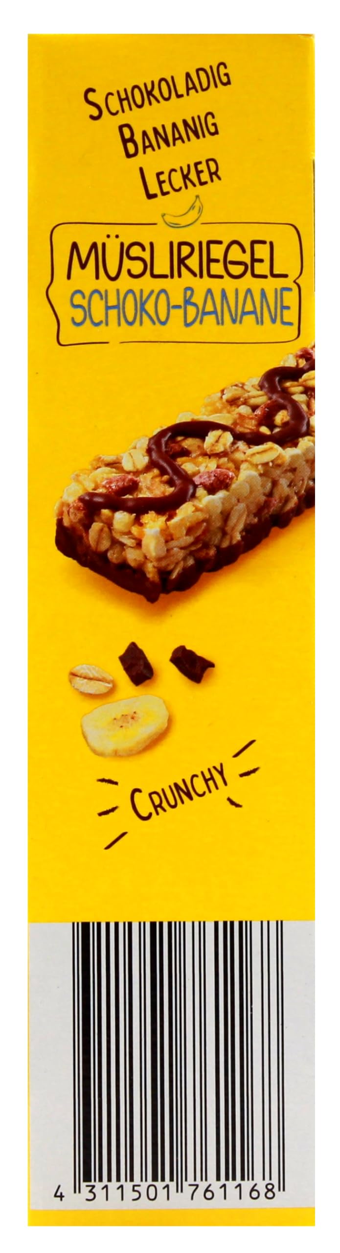 Gut & Günstig Crunchy Time Out Schoko-Banane-Müsliriegel, 9er Pack (9 x 200g)