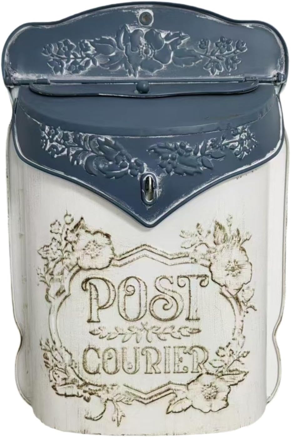Vintage Mailbox Letter Box Sturdy Wall Mount Mailbox for Garden Outside Gate