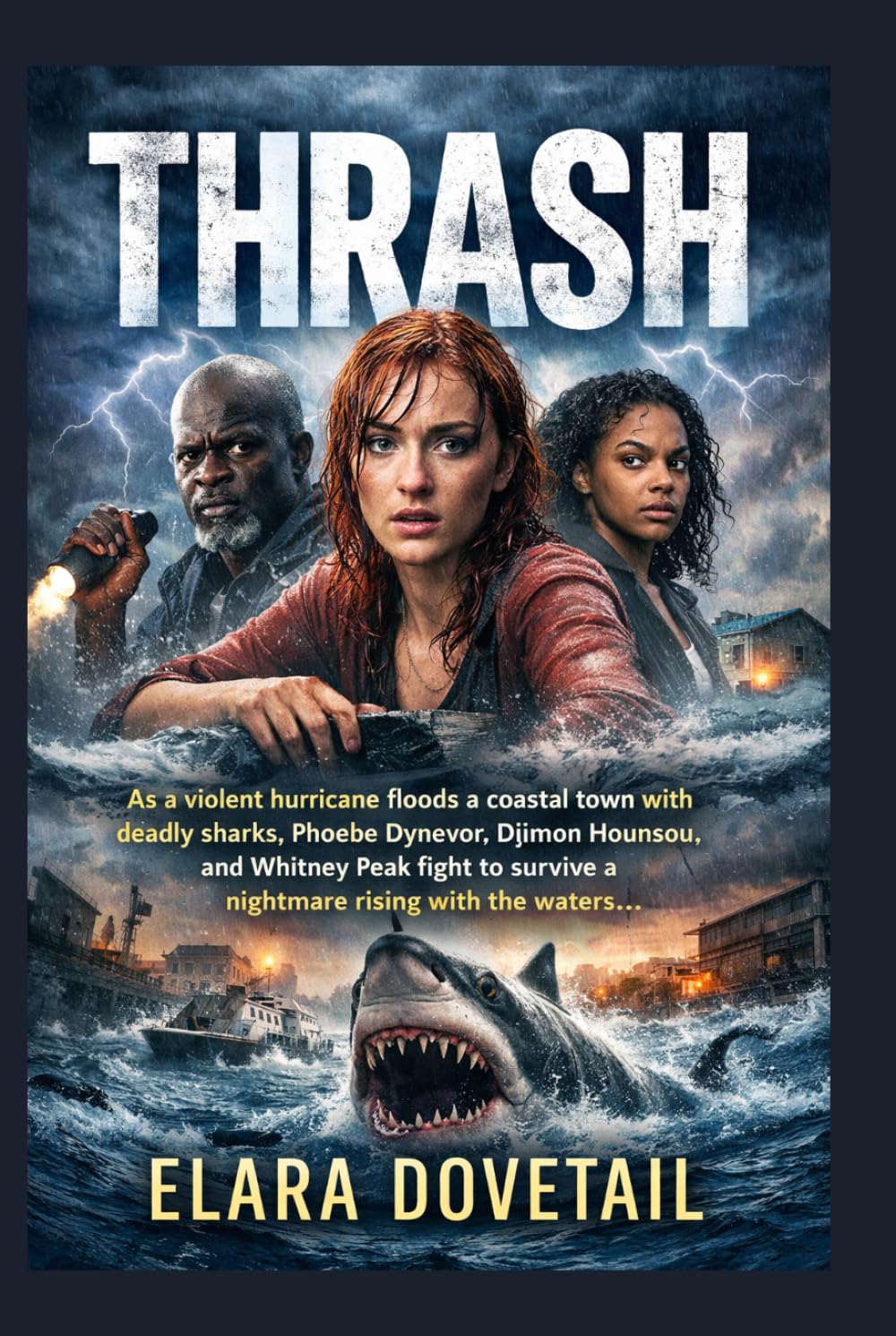 THRASH thriller survie ouragan et requins tueurs avec Whitney Peak vidéo