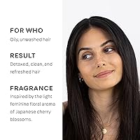 Vista 17 de NatureLab.TOKYO Perfect Clean Scalp Scrub & Clarifying Shampoo - Sugar Crystals, Probiotic Sake Water, Hyaluronic Acid, Pearl Extract - 2-in-1 Deep