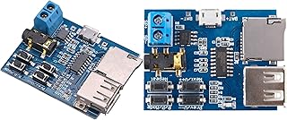 Molieeigin 2 Pcs Mp3 Lossless Decoder Board Mp3 Decoder Module with Power Amplifier