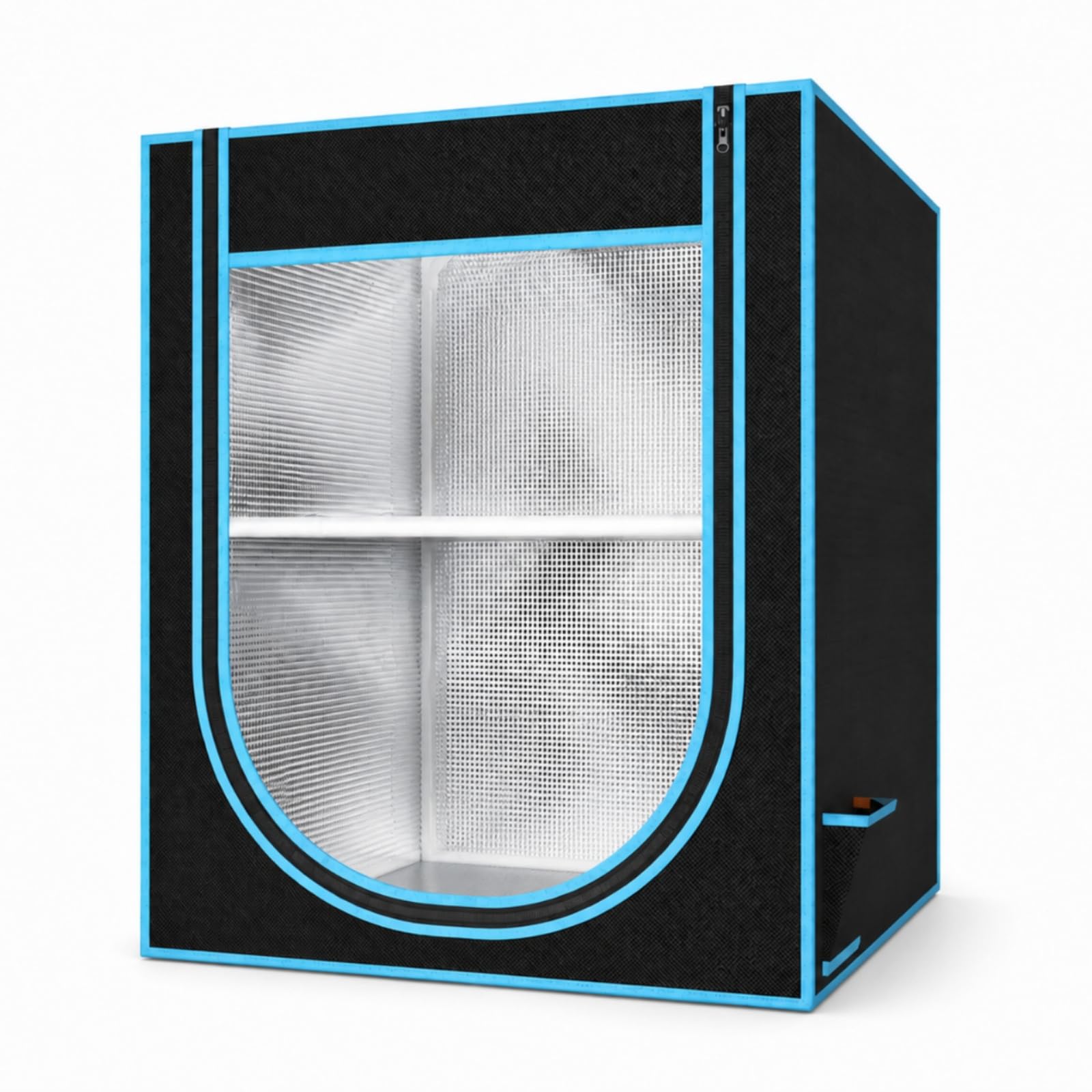 Filament-Aufbewahrungsbox mit Sichtfenster staubdicht Spulenbox mit Deckel feuchtigkeitskontrolliert Aufbewahrungsbox für Maker, Hobbyraum, Blau