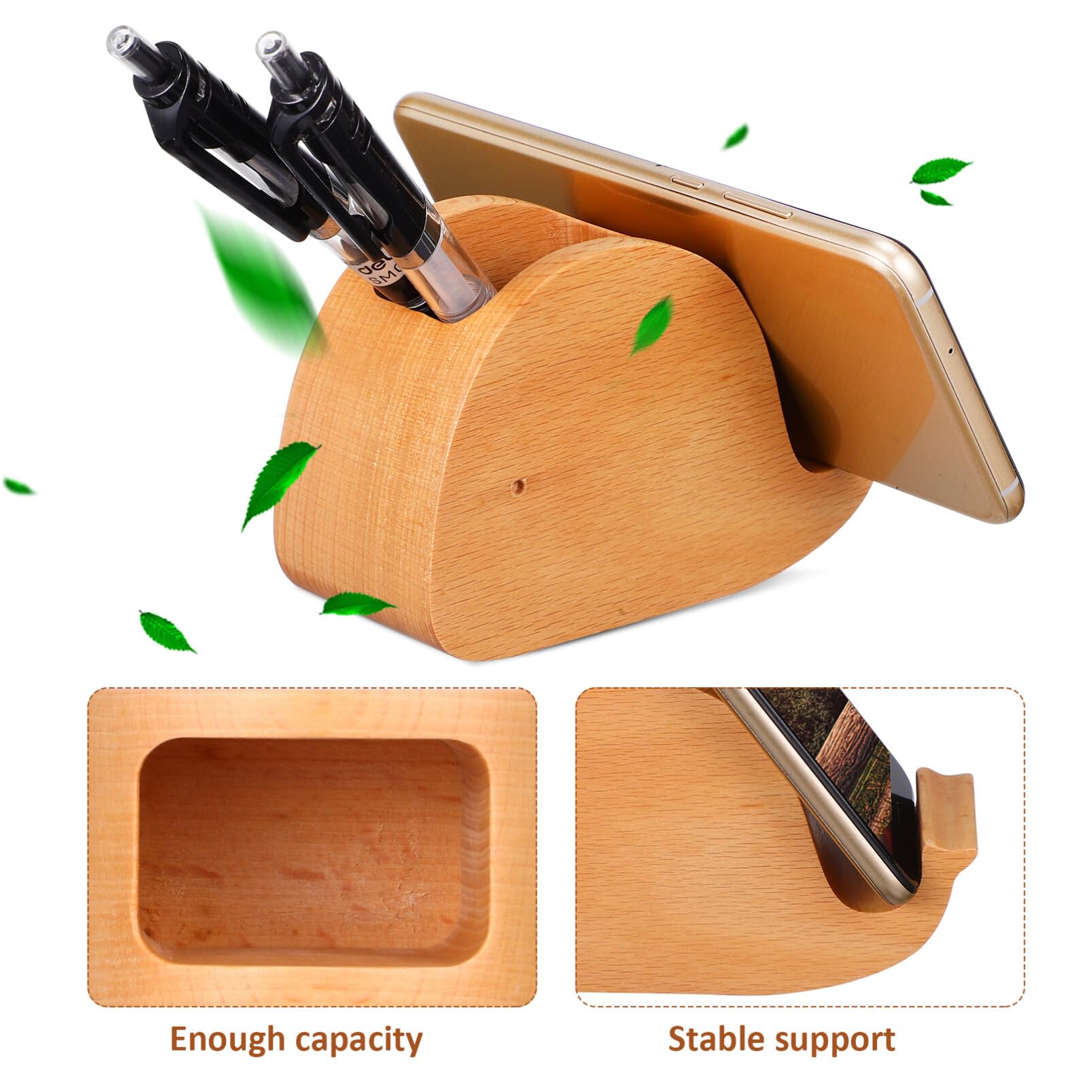 Hemobllo Pencil Holder with Cell Phone Stand - Image 2