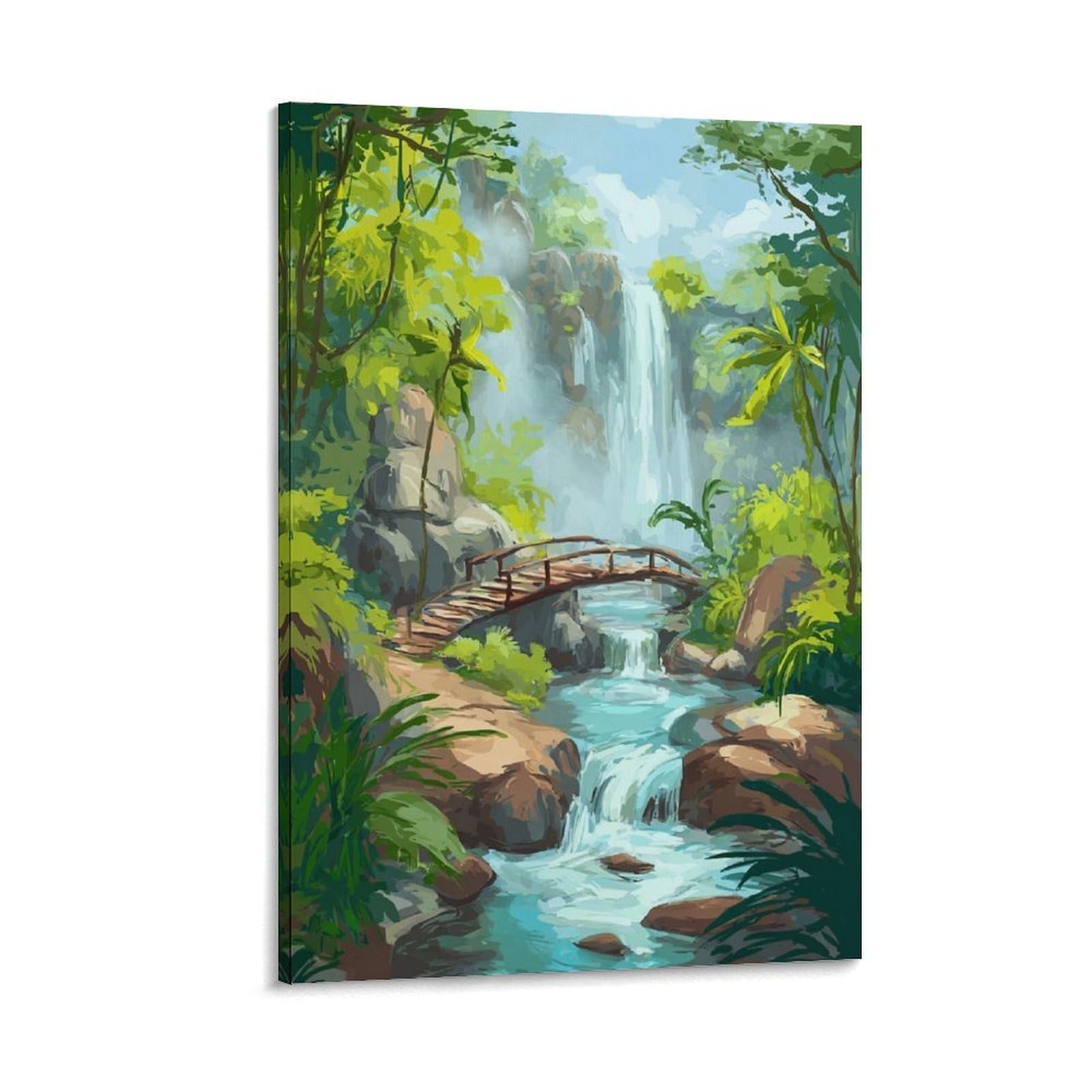 ZBBGGOZ Daintree Poster 08x12inch(20x30cm) Canvas Wall Posters And Art Picture Print Modern Family Bedroom Decor