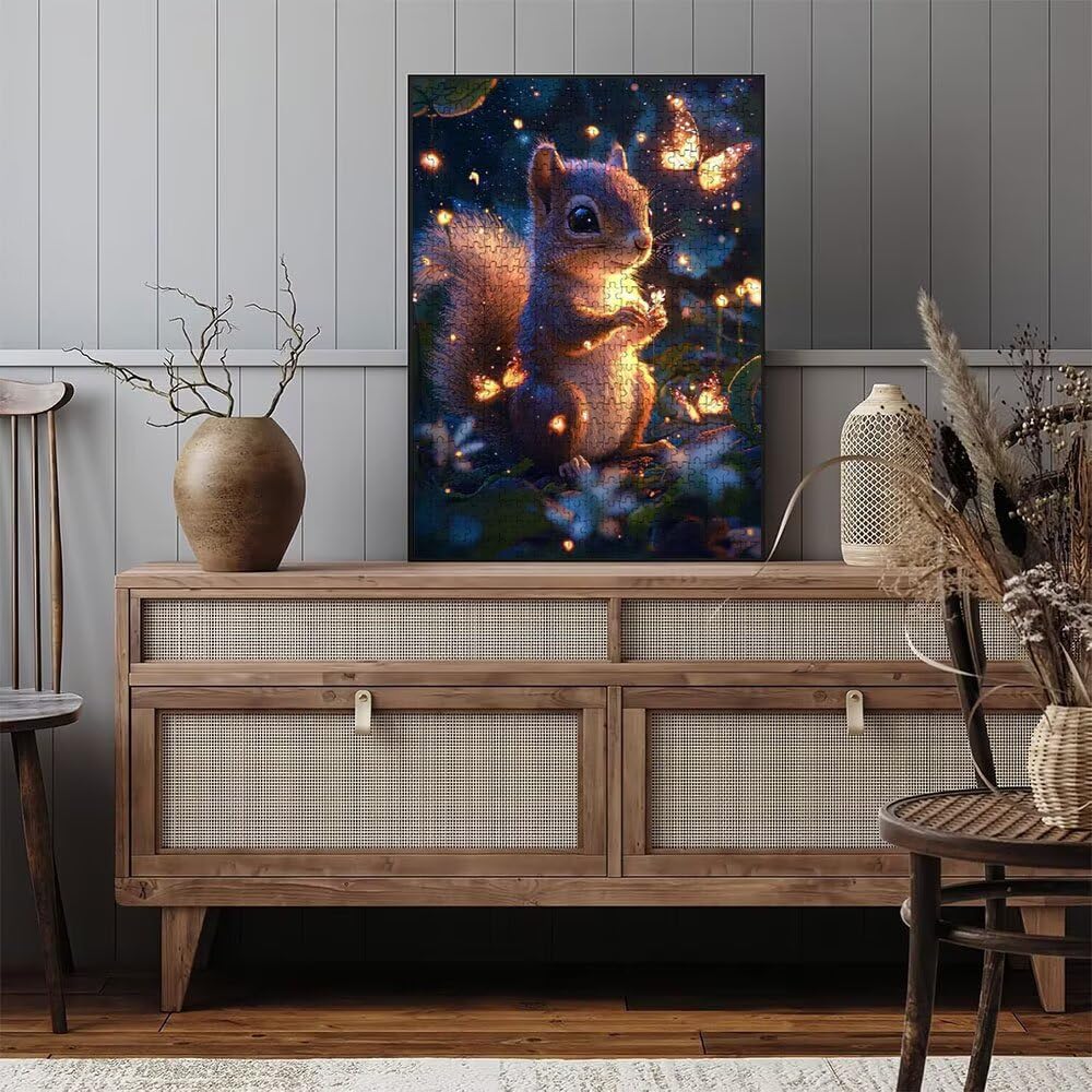 Puzzle 3000 Pezzi, Scoiattolo Stelle 3D Puzzle per Adulti Impegnativo, Educa Puzzles Artistico, Divertente E Stimolante Puzzles Decorativo per La Famiglia, Regalo e Decorazione Pareti DX0YL6-869