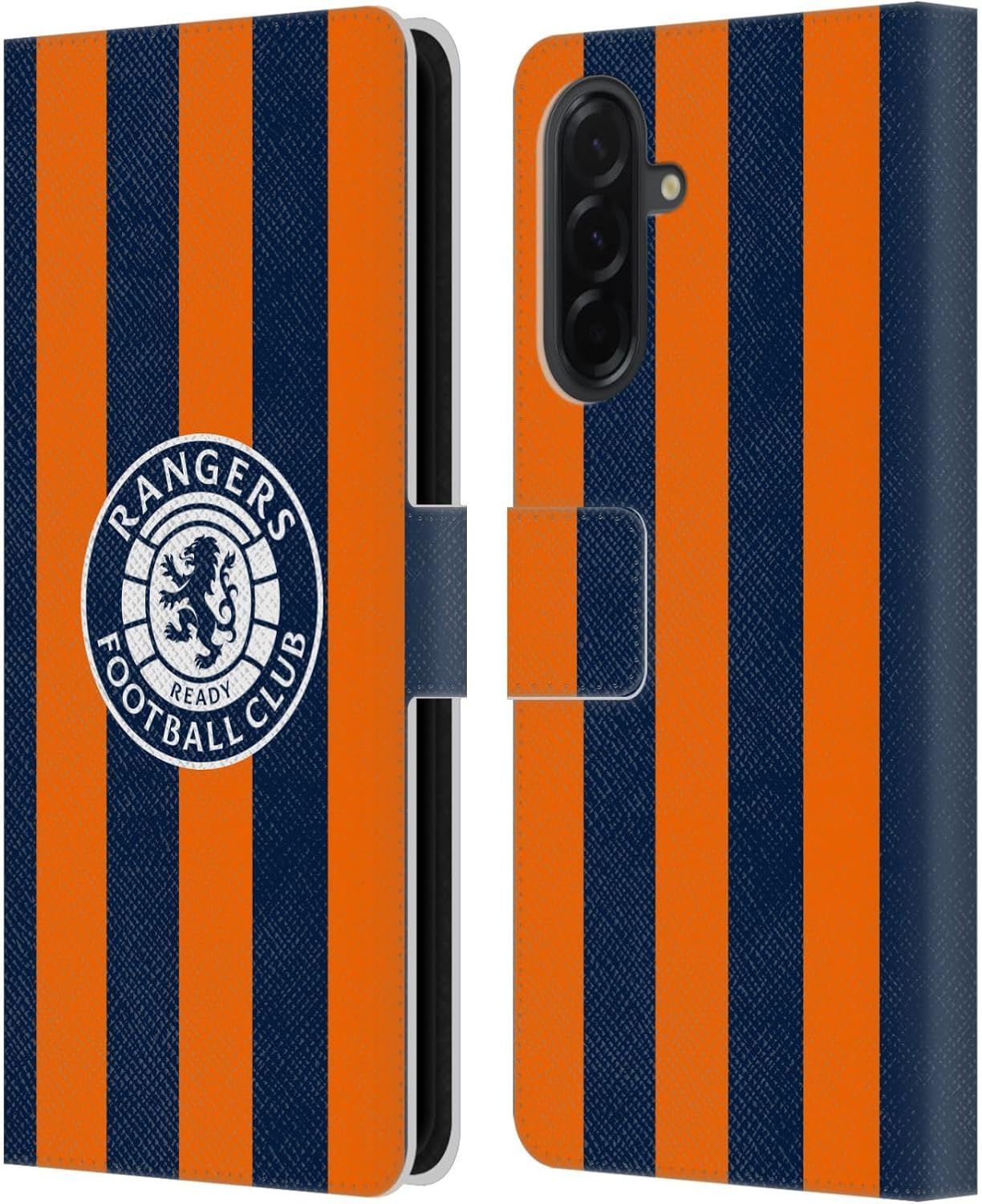 Head Case Designs Officially Licensed Rangers FC Third 2023/24 Kit Leather Wallet Case Compatible with Samsung Galaxy A36 5G