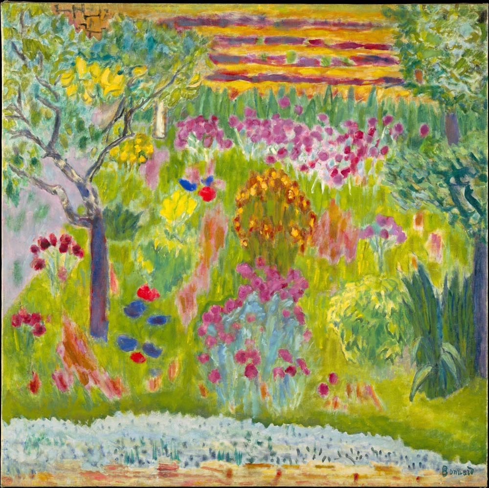Pierre Bonnard、JARDIN MERIDIONAL AU Metropolitan Museum of Art, Pierre Bonnard 'Garden' Silk 36