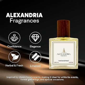 Alexandria Fragrances Highlands Perfume for Men - Long Lasting Alcohol Denat, Parfum, Aqua Fragrances - Elegant Highlands Men Cologne for Daily Use Day & Night - Perfect for Any Event - 55ml
