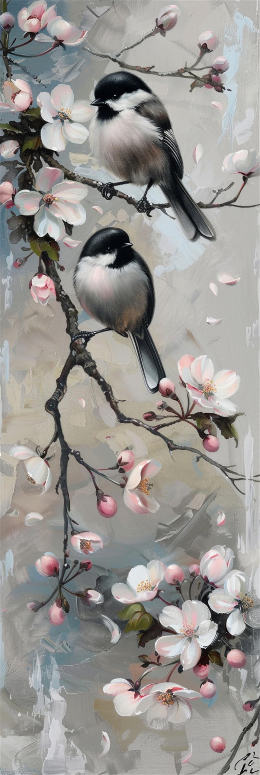 Malen Nach Zahlen Vogel, Kunst Malen Nach Zahlen Erwachsene DIY Paint by Numbers Anfänger Kinder Gemälde inklusive Pinsel und Acrylfarben Ölgemälde Leinwand Bastelset für Frau Geschenke, 80x240cm -992