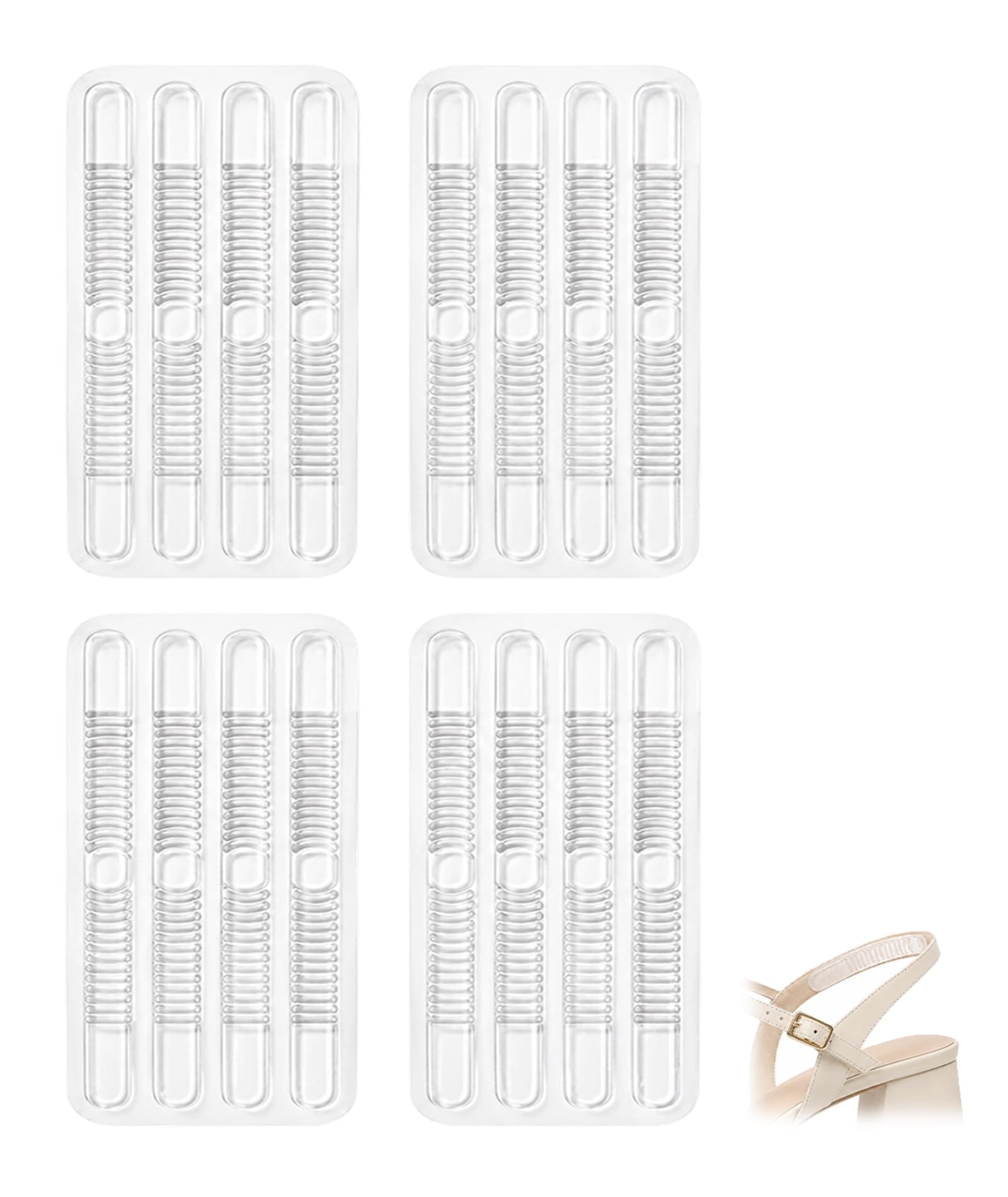 16PCS Shoes Bite Protector for Women, Soft Steps Heel Protector for Women, Comfortable Foot Cushions, Reusable Gel Pads, Pack of 16 Heel Protectors for Daily Use-image-38