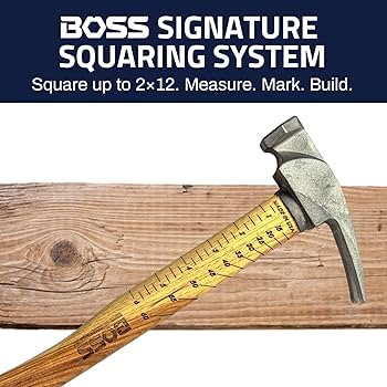 Amazon | Boss Hammer 14オンス Ti64 建設グレードチタンハンマー