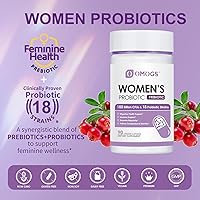 Vista 3 de OMOGS 2PCS Women's Probiotic 180 Billion CFUs 18 Strains, with Prebiotics, Cranberry Extract, D-Mannose & Digestive Enzymes, for Digestive,Immune