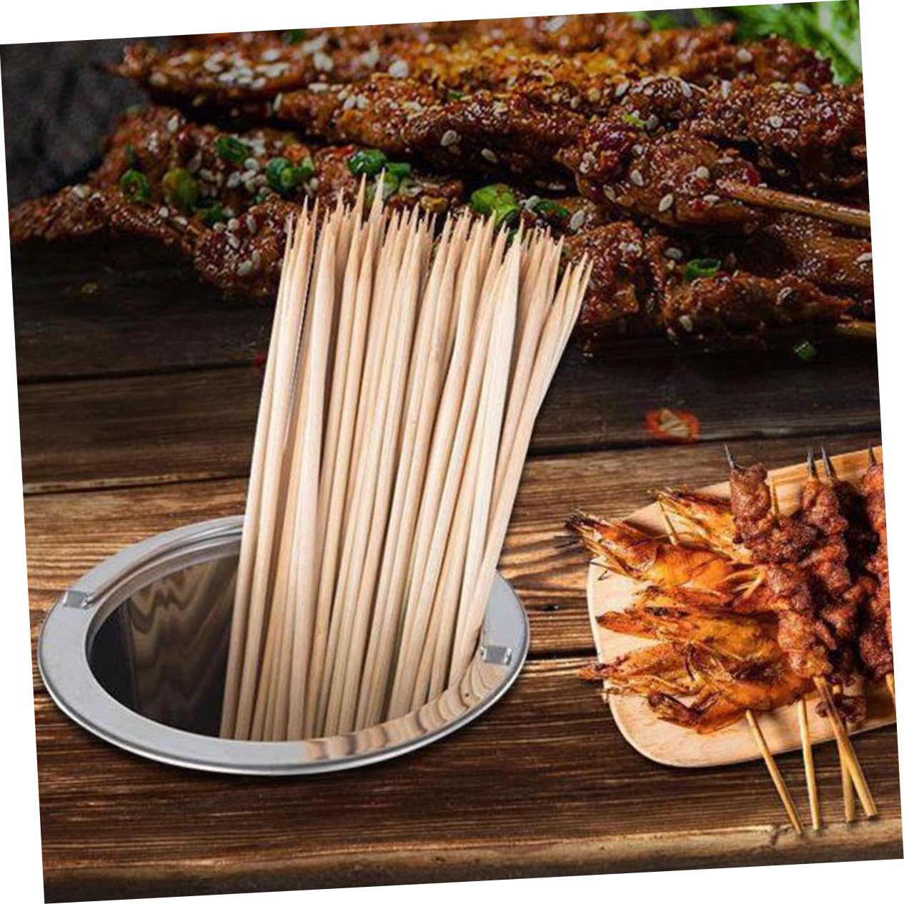 Support brochette pour barbecue
