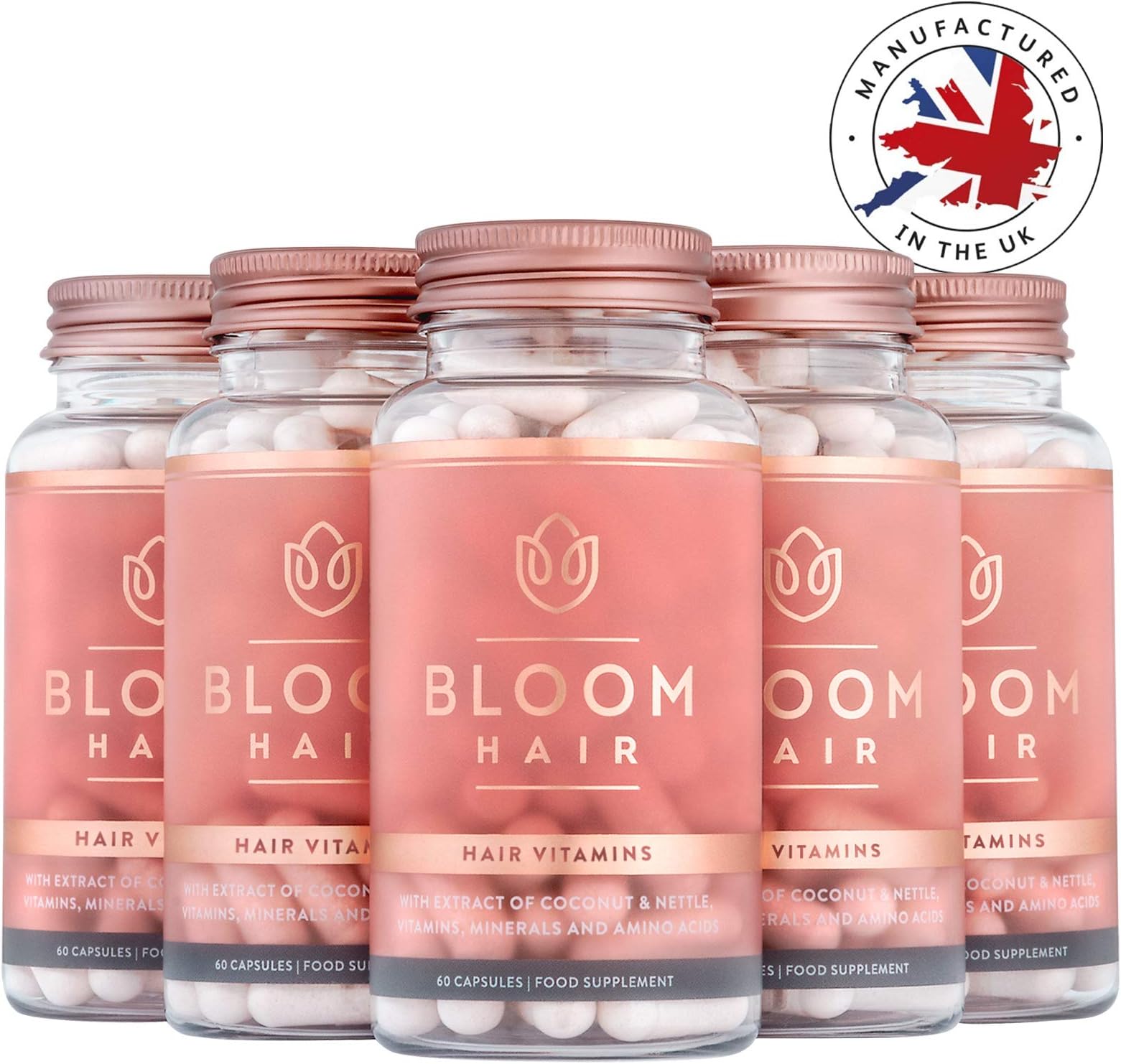 Vitamins for Fast Hair Growth & Health with Biotin for Women - Pack of 360 Pills Supplements Capsules for Increased Hair Thickness (6 Month Supply)
