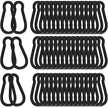 Heavy-Duty Carabiner Clip 1.57"5.5", Black/Silver Spring Snap Hook, Quick Link Keychain Clip for Keys, Swing Set, Camping, Fishing, Hiking & Traveling 1201350 lbs
