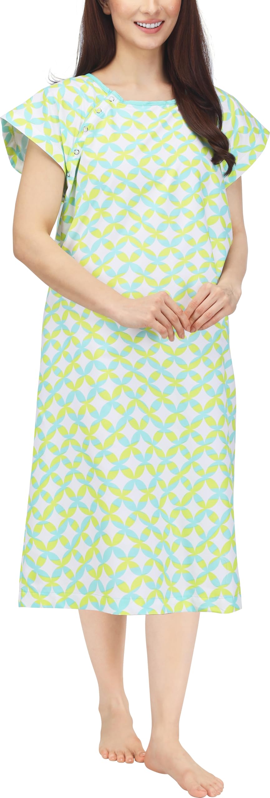 NY Threads Women's Hospital Gown Soft and Stylish Patient Gown