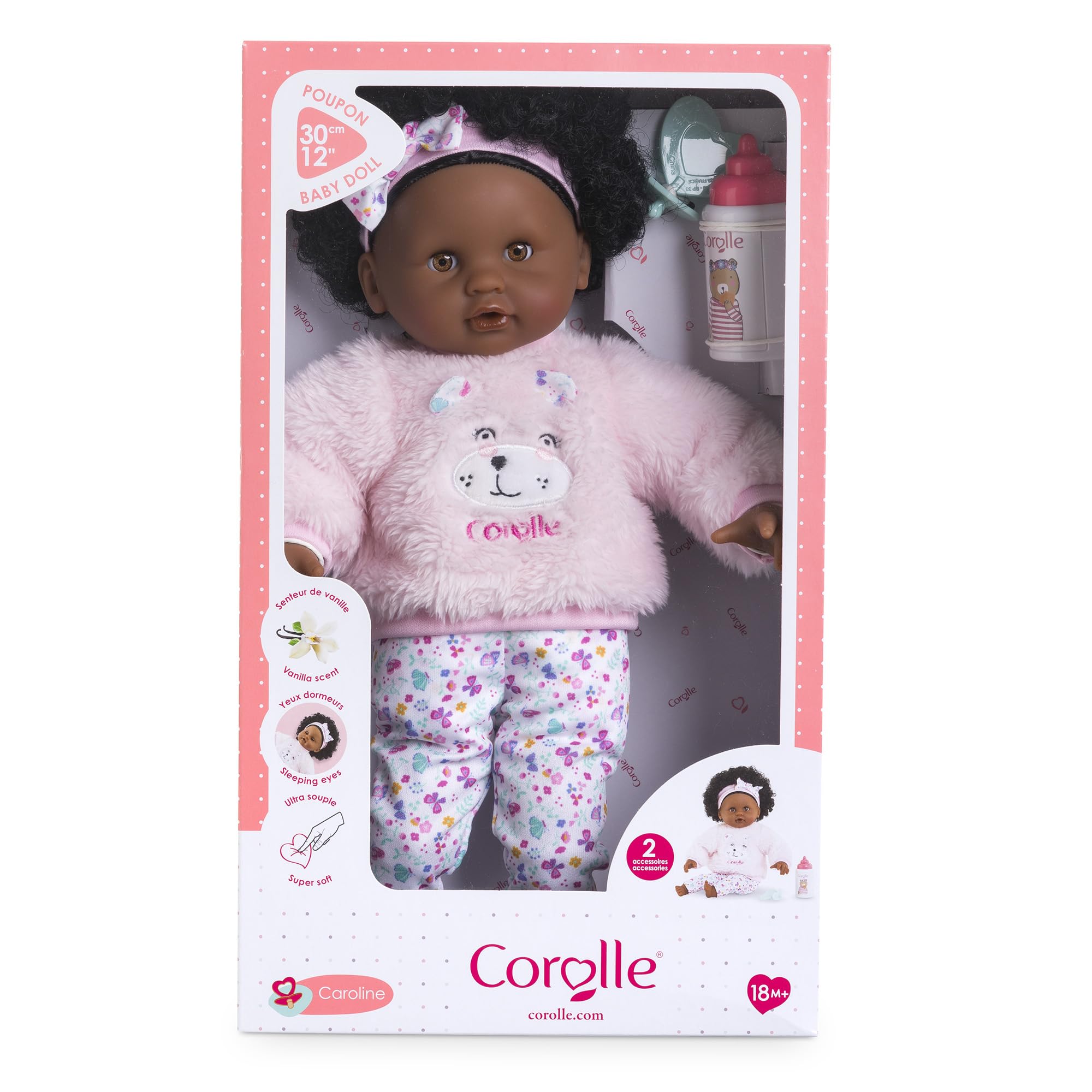 Corolle - Meine erste Babypuppe, Baby Calin Caroline, 30 cm, ab 18 Monaten, 9000100820