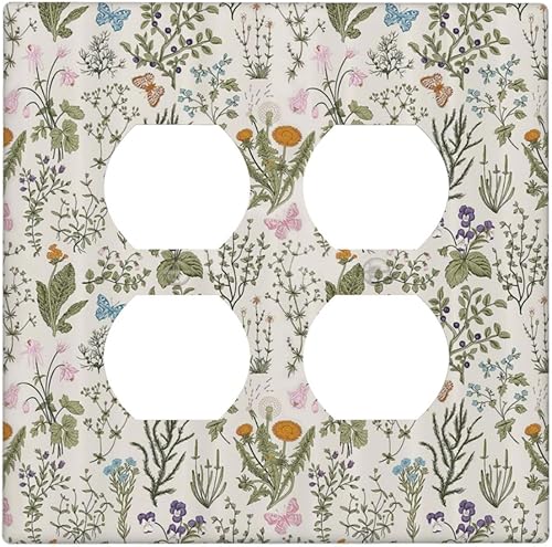 Miniatura 52 de Cubiertas Decorativas para Interruptor de Luz de Palanca Triple Retro Rojo Pulpo Monstruo Ola Marina Azul de 3 Segmentos Cubiertas de Placa de Pared