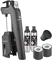 Coravin Timeless Three+ Wine Preservation System - Black with Aerator, Argon Capsules & Accessories