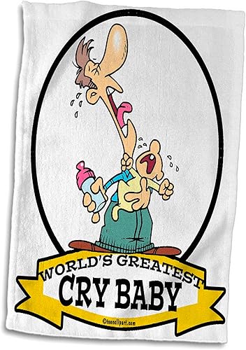 3dRose - Dibujos animados del bebé más grande del mundo divertido - Toalla - (twl-103094-1)