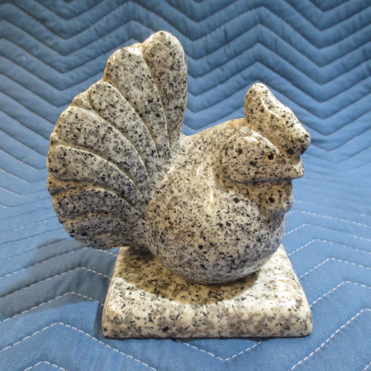 鳥 とり 鶏 【神様の使い】 トリ bird 置物 彫刻品 雑貨 御影石 酉年