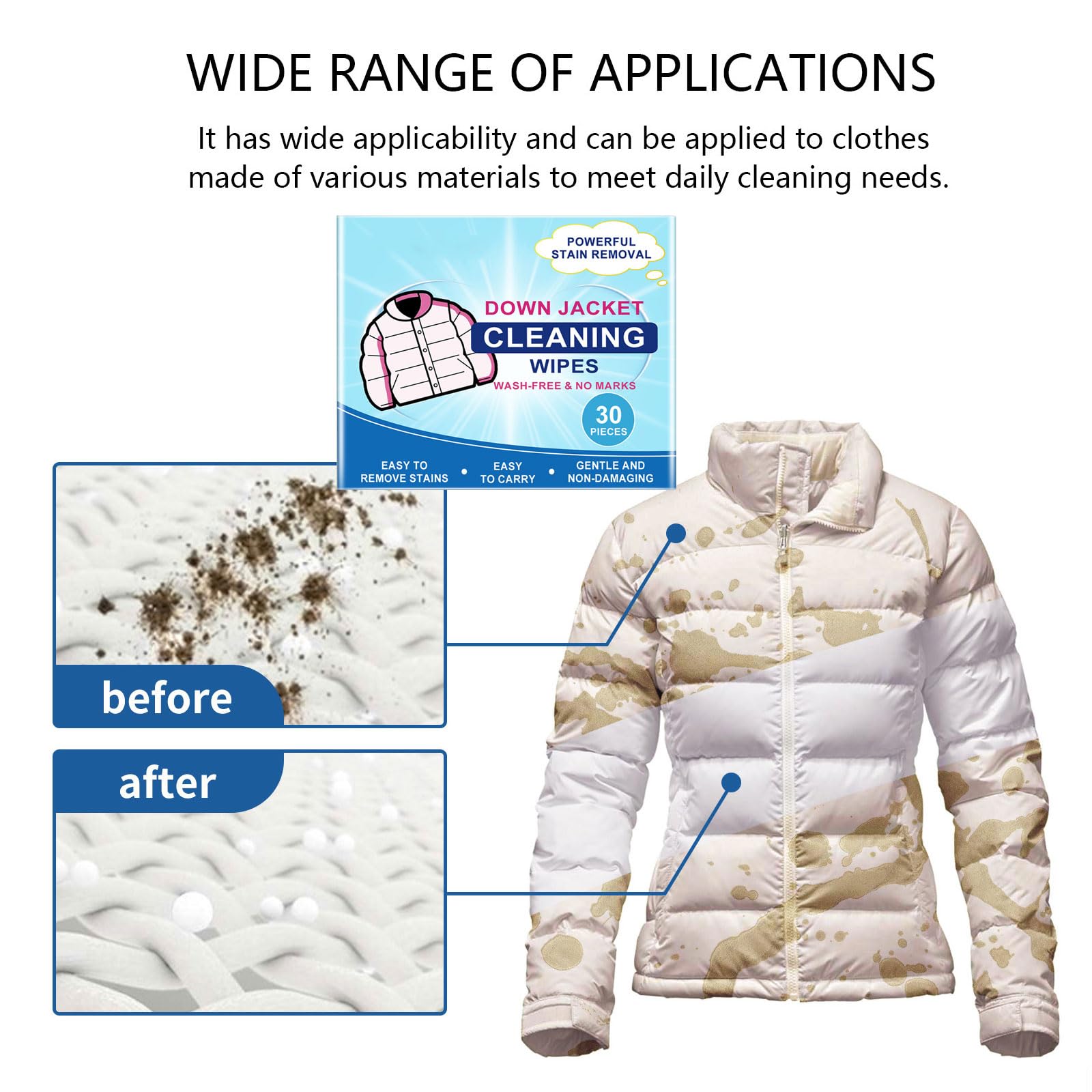 Amazon.co.jp: BinZyronic ダウンジャケット用クリーニングシート – 水 Amazon.co.jp: BinZyronic ダウンジャケット用クリーニングシート – 水