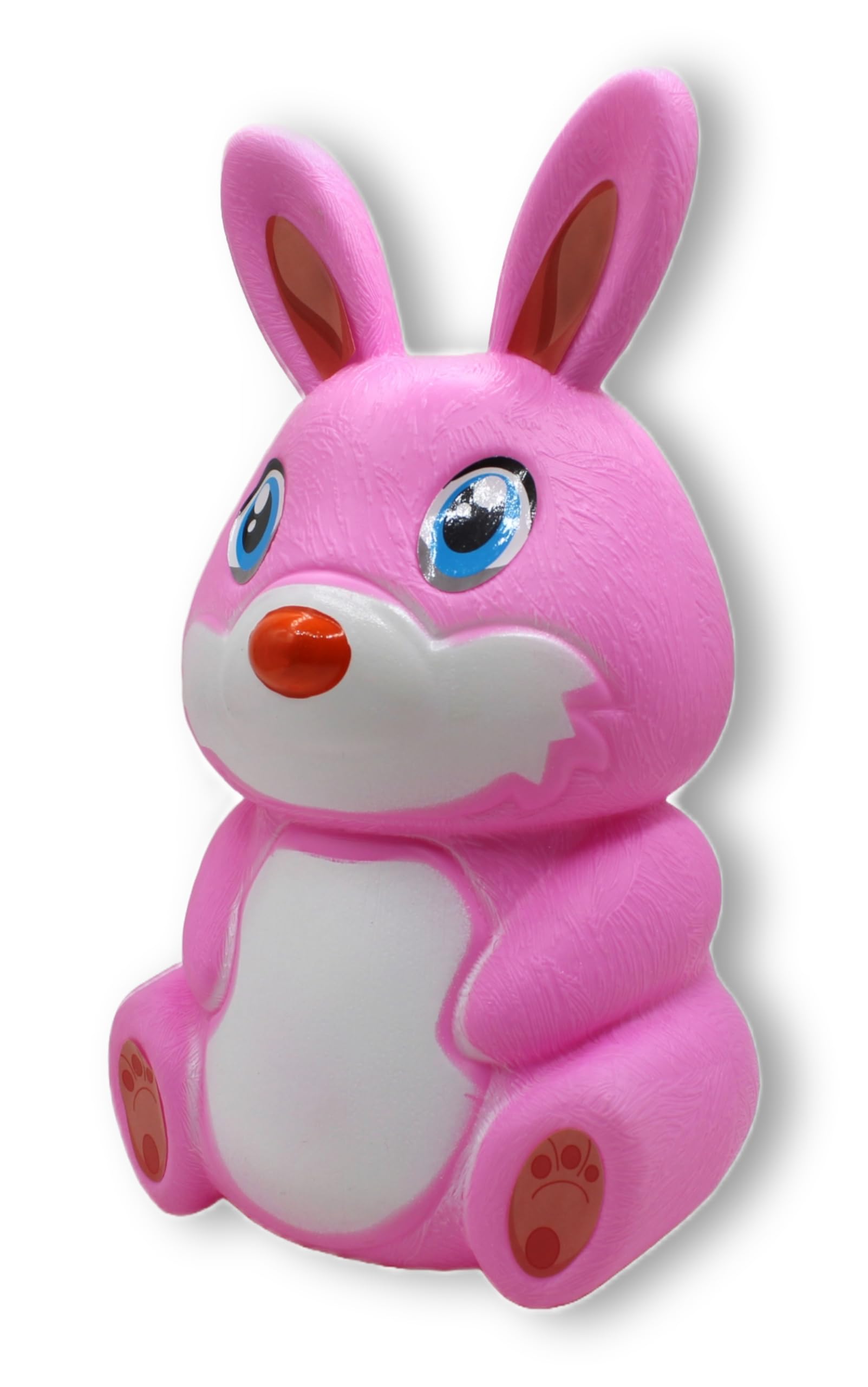 Neokiddo Toys Bunny Piggy Bank for Kids & Toddlers (Boys&Girls) Cute Rabbit-Shaped Money Bank for Toddlers | Plastic Coin Bank with Secure Lock & 2 Keys | Fun Money Saver Gift | Room Decor (Pink)