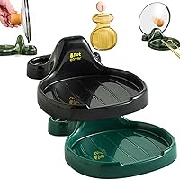 Vista 16 de Espátula de cocina multifunción, soporte multifuncional para espátulas de cocina con soporte de tapa, soporte para cuchara con soporte para tapa