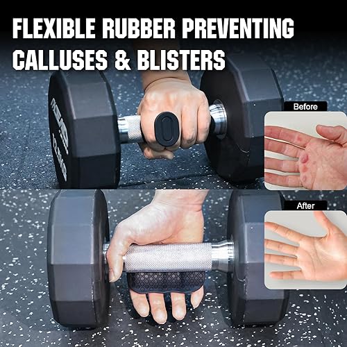Miniatura 3 de Anti-Slip Workout Grips, Ergonomic Palm Protection for Weight Lifting, Pull-Ups & Gym Training