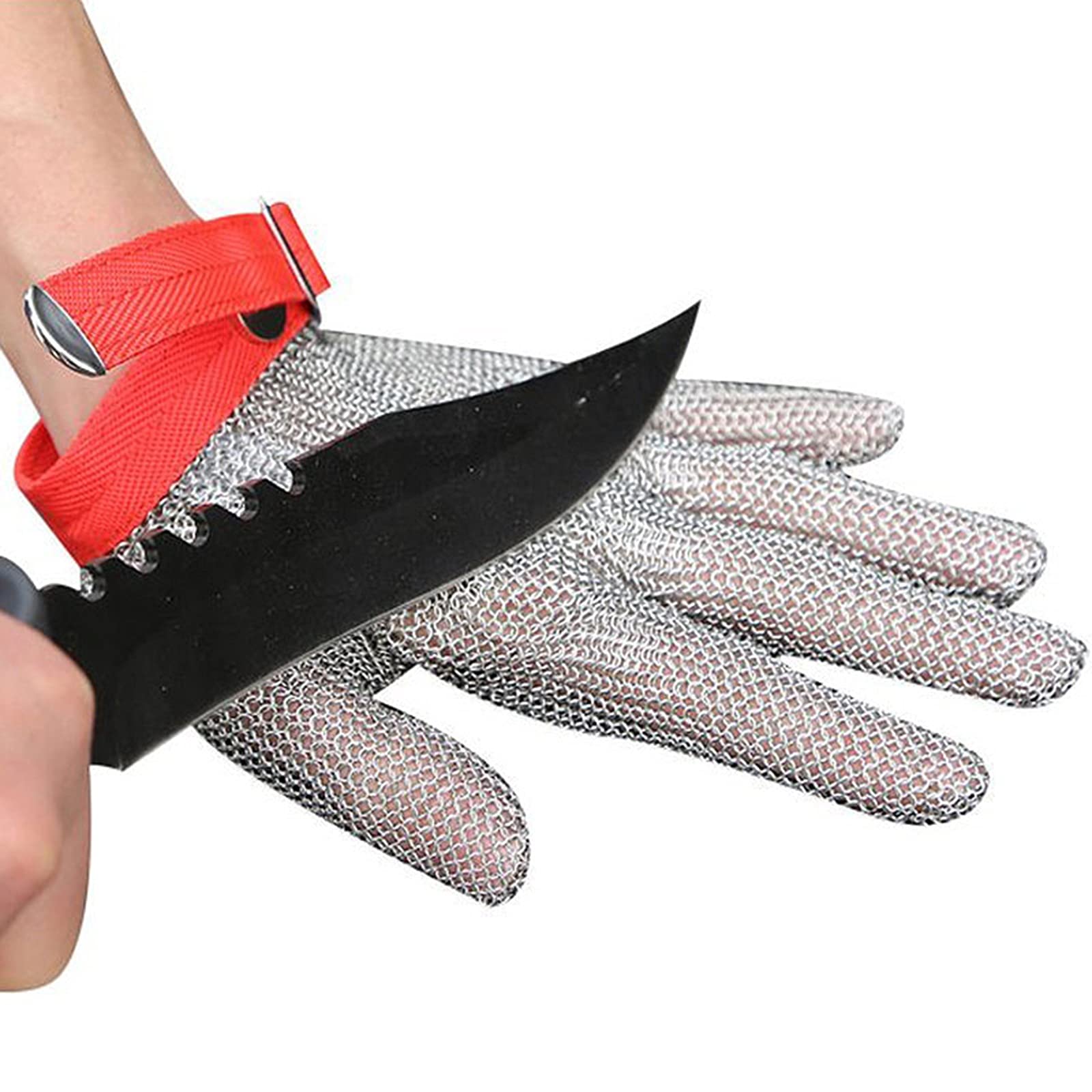 WXYZ Guantes Antideslizantes de Alambre de Alambre para el hogar, protección de la Clase 9 de la Clase 9 Guantes de Trabajo de Seguridad a Prueba de Agua Resistentes al Desgaste