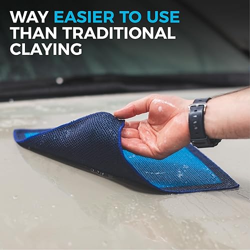 Miniatura 7 de The Rag Company - Toalla Ultra Clay - La barra de arcilla resulta en minutos, suaviza la pintura rápidamente, mejora el brillo y la unión de cera