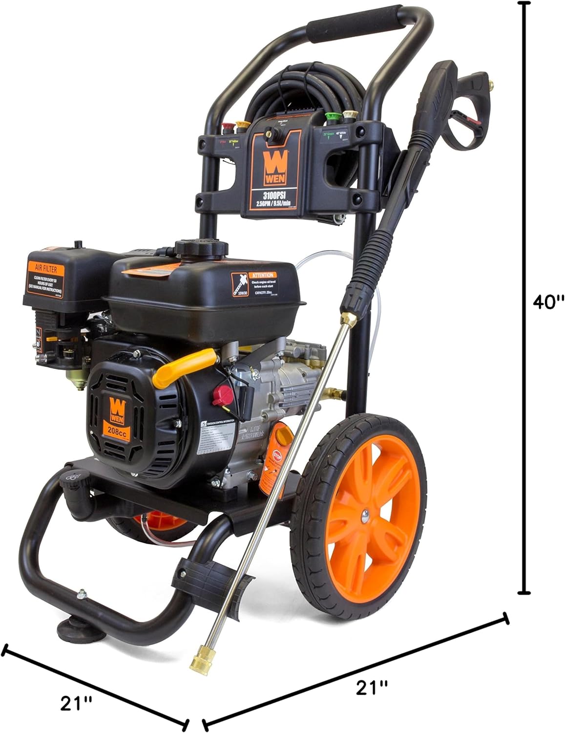Pressure Washer Dimensions