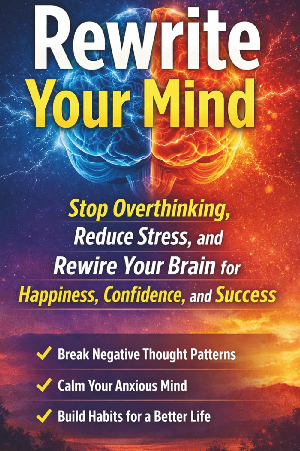 Rewrite Your Mind: Stop Overthinking, Reduce Stress, and Rewire Your Brain for Happiness, Confidence, and Success