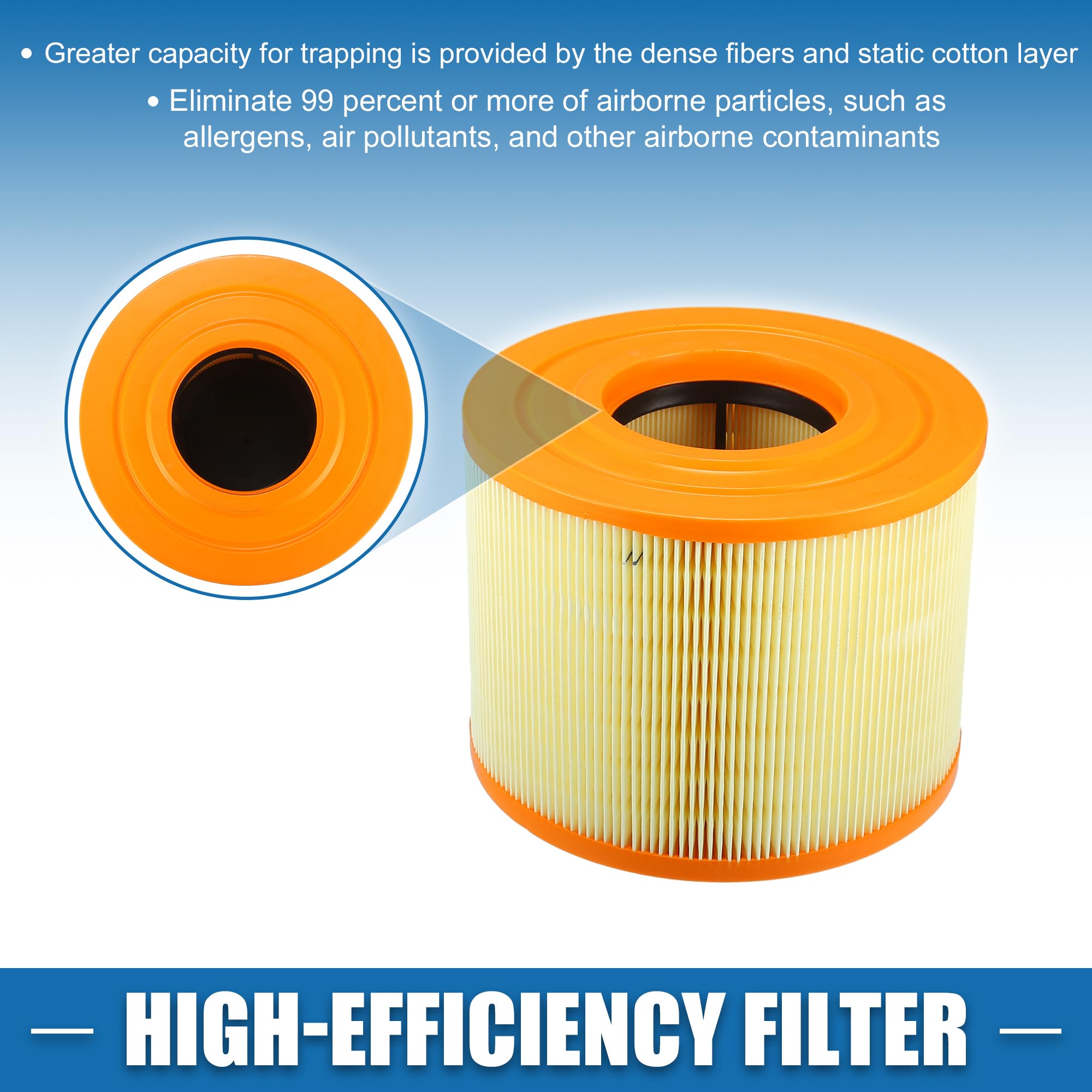 A ABSOPRO Filtro De Aire De Motor Para BMW E81 E87 130I 06-11 1pc | OE No. 13717536006, Poliuretano, Para BMW E82 125I 08-13, E90 323I 05-11 325I 06-11 330I 04-11 330Xi 05-08, E84 X1 09-15