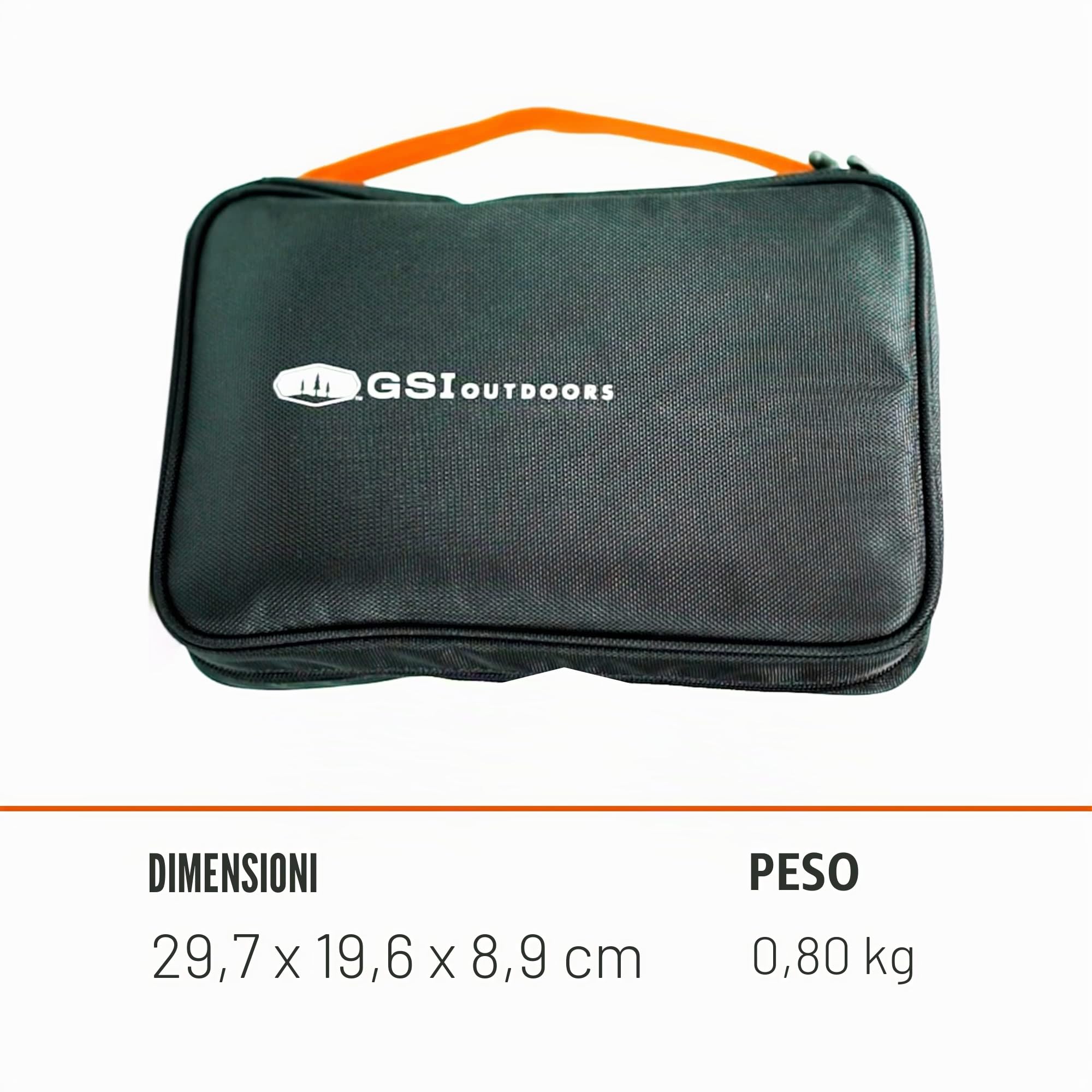 GSI Outdoors - Kit Destination Kitchen Set da Cucina Portatile da 24 pezzi. per Viaggio Camper Escursione