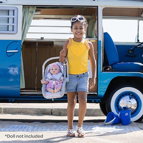 Miniatura 4 de Adora Portabebés para asiento de coche con funda extraíble, lavable a máquina, se adapta a la mayoría de muñecas y animales de peluche, regalo de