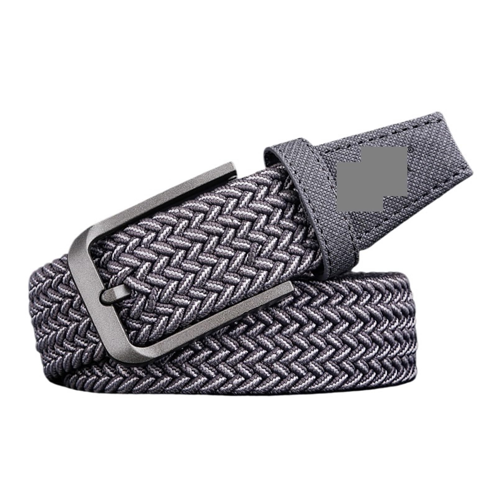 Cintura Tela Canvas Vita Pantaloni Casual Maschili Con Fibbia Ad Ago In Tela Tessuta Elastica Non Porosa Da Indossare Ogni Giorno