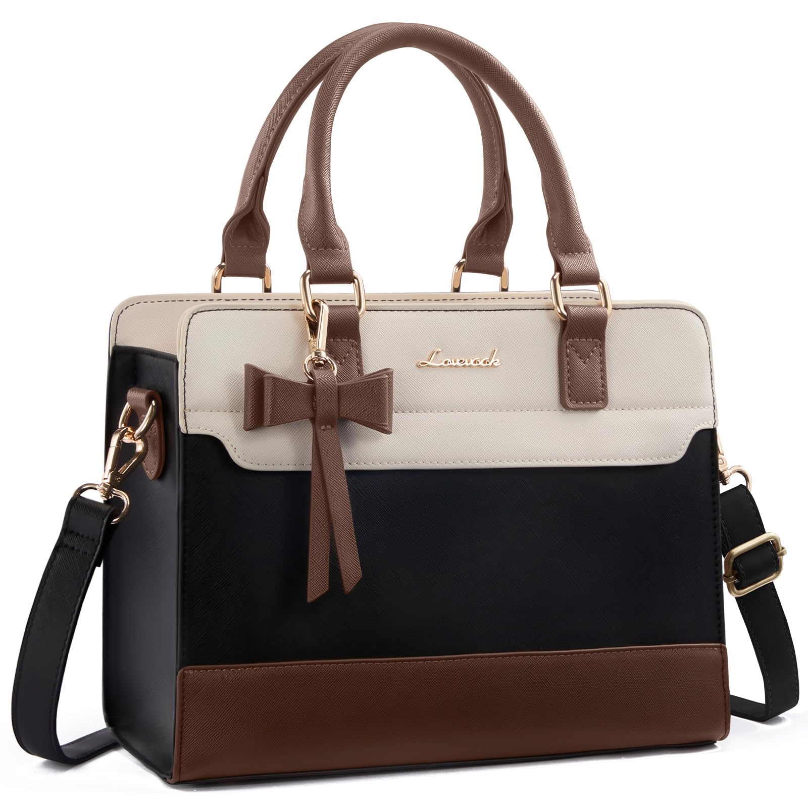 LOVEVOOK Purses for Women Leather Tote Purse and Handbags Satchel Shoulder Crossbody Top Handle Bags with Zipper