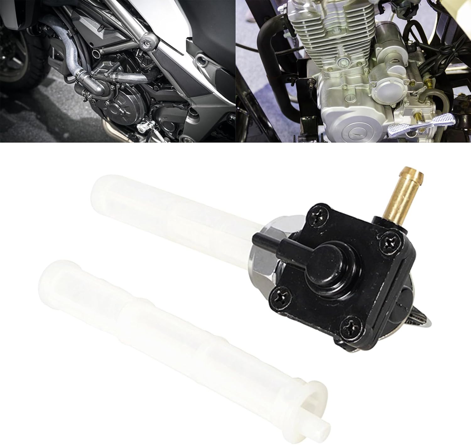 オートバイ22mm燃料バルブ男性スレッド付きペットコックパート61338-94d