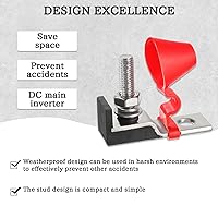 Vista 5 de BOJACK Bloque de fusibles de terminales 30-300 AMP Fusible de batería con clasificación marina MRBF (fusible único)